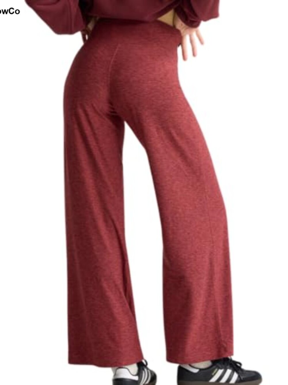 Women's CloudKnit High Rise Wide Leg Drawstring Pant Lightweight